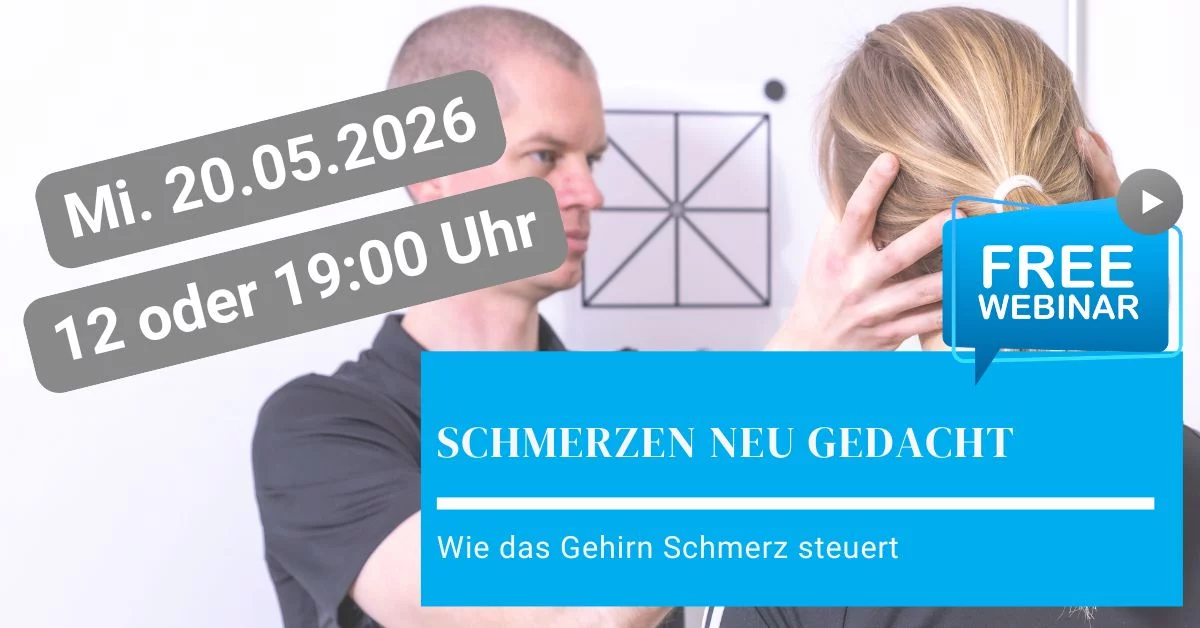 Kostenfreies Neuroathletik Webinar, Wie das Gehirn Schmerz steuert, Mittwoch 20. Mai 2026, Deutsche Neuro-Akademie